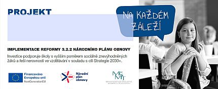 ZŠ J. A. Komenského, Kollárova 19, Karlovy Vary - Národní plán obnovy